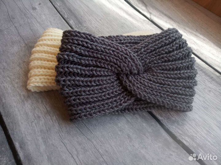 Вязаные повязки на голову