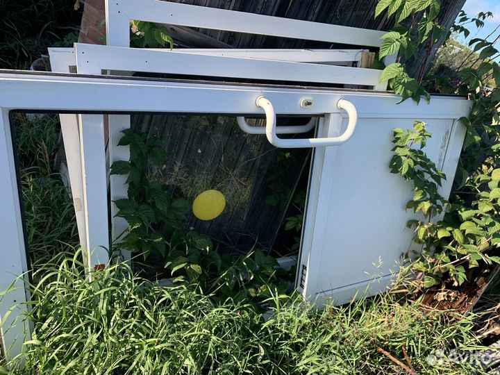 Пластиковые окна и двери бу