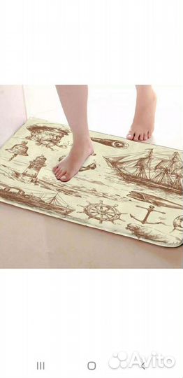 Коврик мягкий для ванной комнаты фирмы 