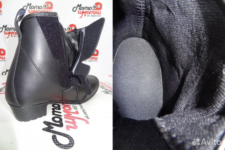 Мото ботинки женские