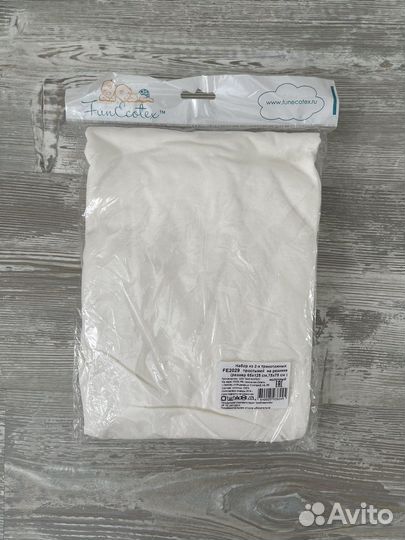 Набор из 2-х простыней на резинке FunEcotex