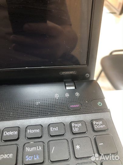 Ноутбук Sony (на запчасти или восстановление)