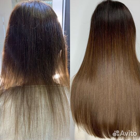 Модель наращивание волос