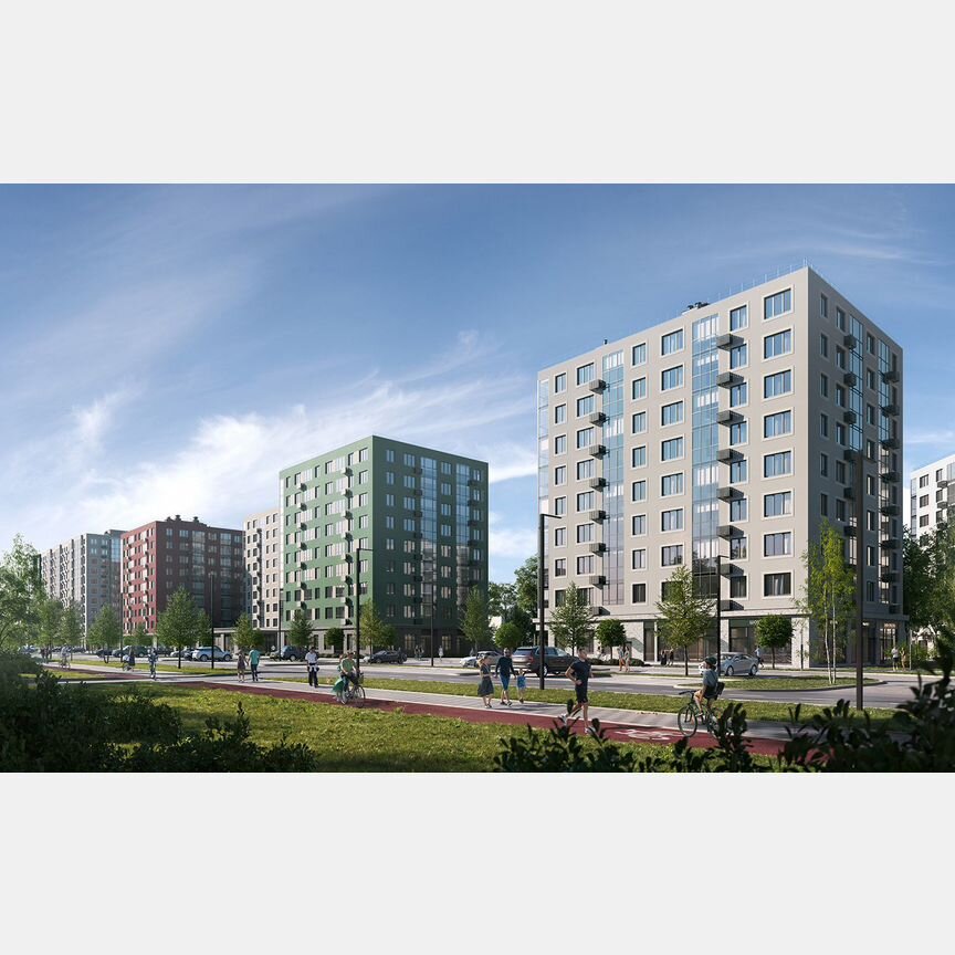 3-к. квартира, 68,5 м², 5/9 эт.