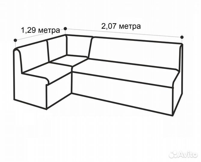 Кухонный уголок со спальным местом Верона Арабика