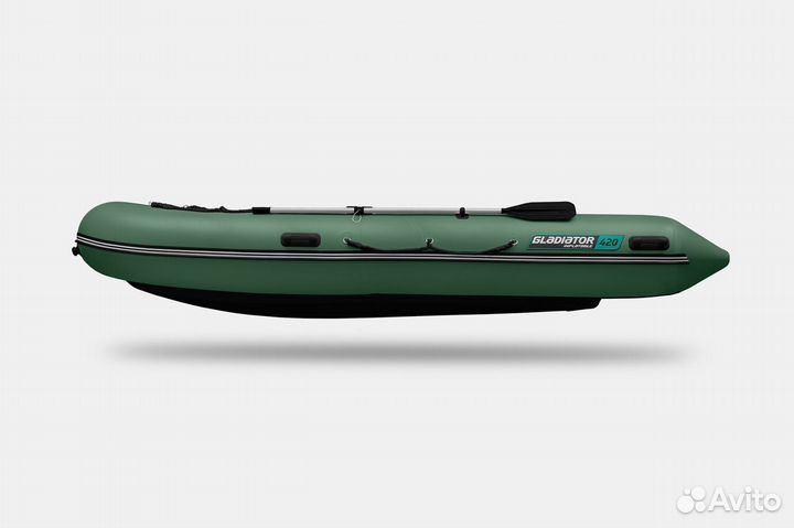 Надувная лодка gladiator E420S Зелёный
