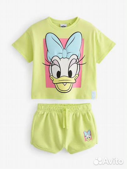 Футболка и шорты Next Disney Daisy Duck 110