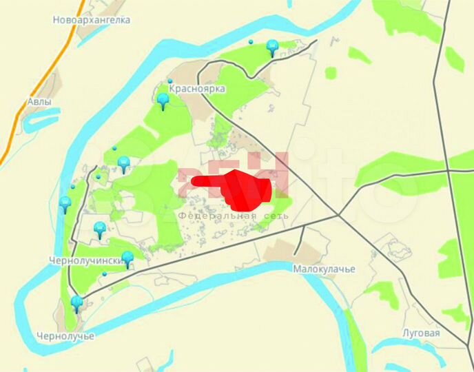 Участок 44,72 га (СНТ, ДНП)