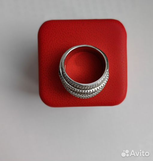 Серебряное кольцо Sunlight дорожка