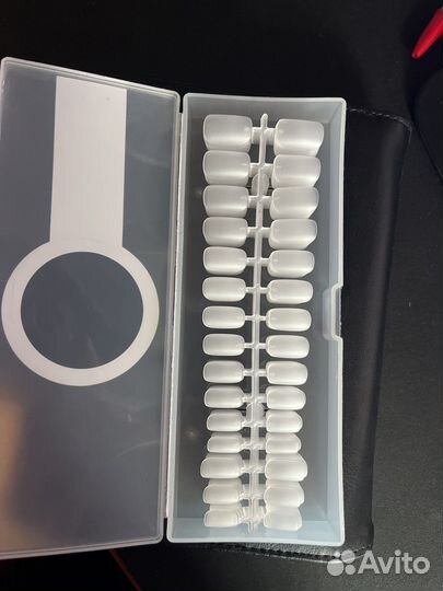 Гелевые типсы для наращивания ногтей квадрат