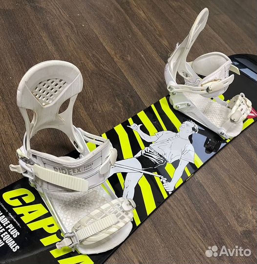 Сноуборд Capita Stairmaster 152 + крепы Ride EX XL