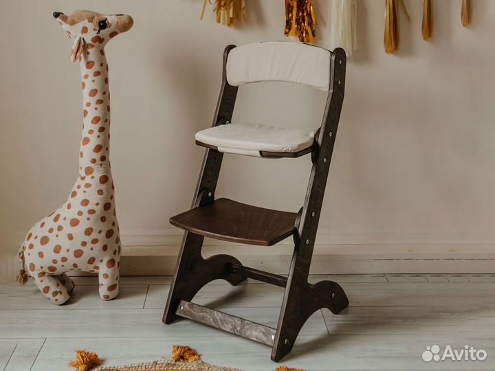 Растущий стул с подушечками 