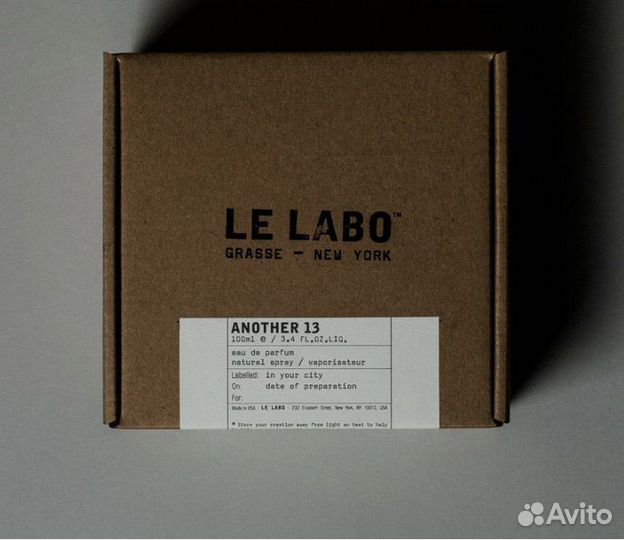 Another 13, le labo