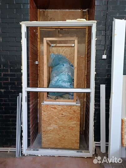 Пластиковое окно глухое б/у