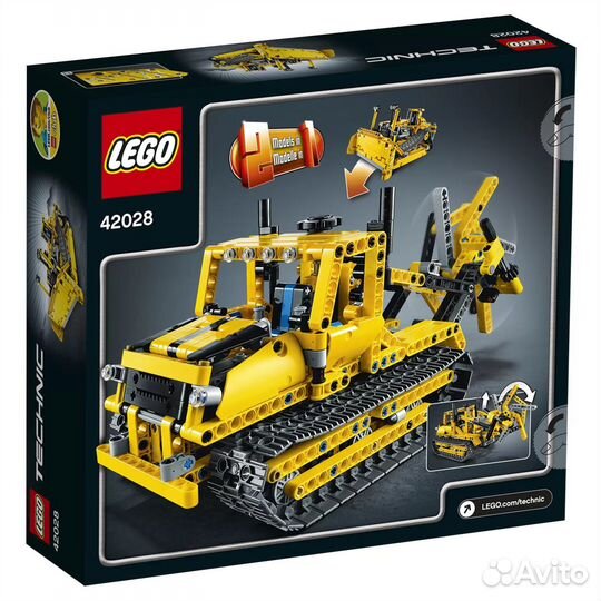 Lego Technic Бульдозер 42028 (мятая коробка)