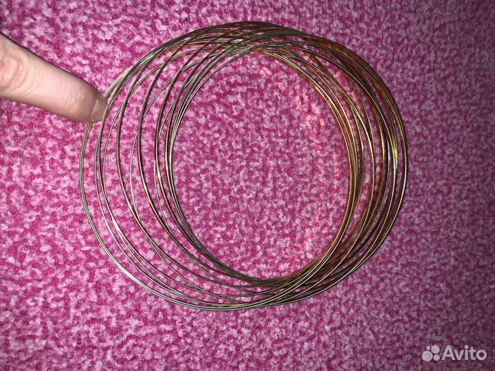 Браслет, кольцо металлическое, антистресс