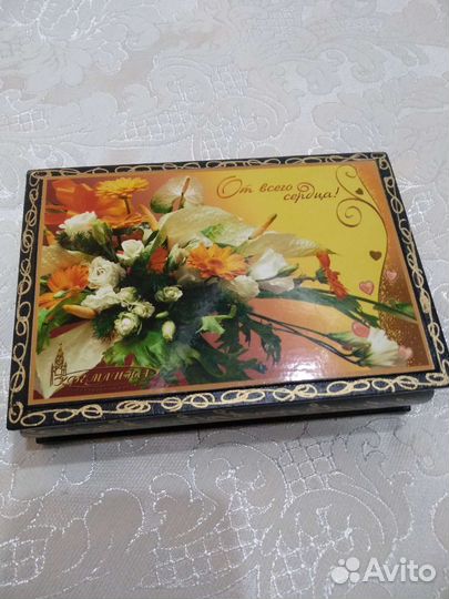 Шкатулка деревянная