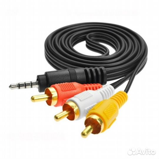 Кабель тюльпан на AUX