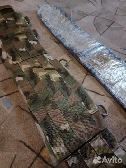 Боевой пояс Воин от ссо с кевларом и лямками