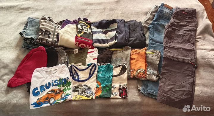Пакет вещей для мальчика 128 134