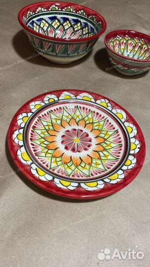 Тарелка узбекская