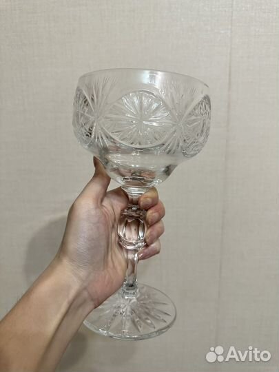 Хрустальная ваза конфетница