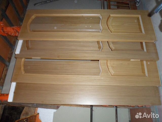 Двери шпонированные и вагонка для бани