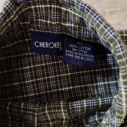 Рубашка для мальчика 98 104 Cherokee