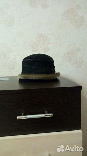 Шляпа замшевая женская