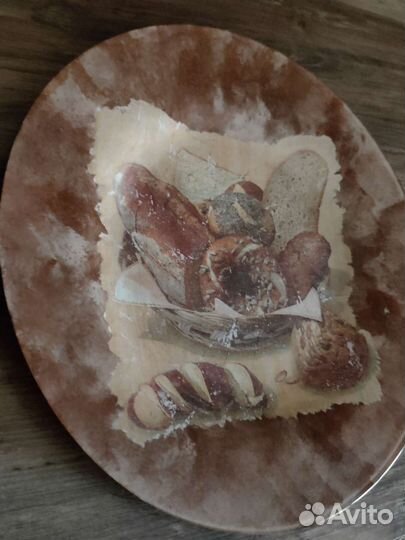 Тарелка декоративная декупаж ручная работа