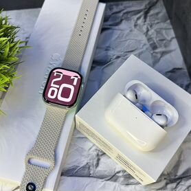 Apple Watch 10 (Серебро) + Airpods Pro 2 Type-C