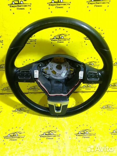 Руль кожаный Volkswagen Passat B6