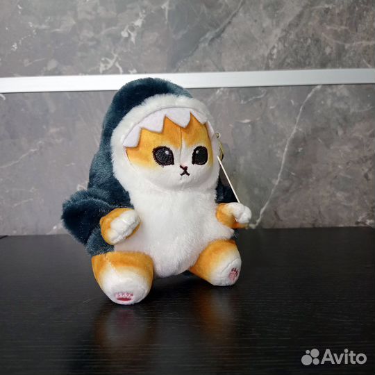 Мягкая игрушка кот Акула