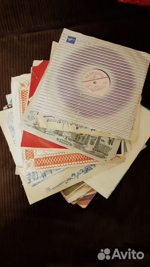 Виниловые пластинки 78 оборотов шеллак