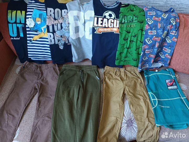 Пакет вещей для мальчика 128 134