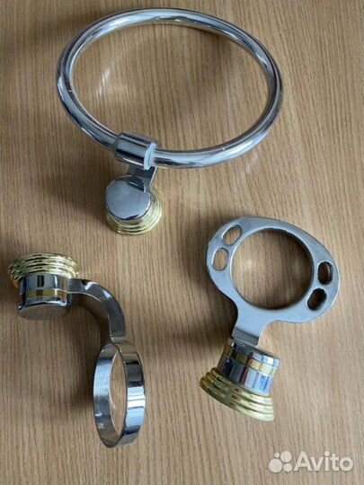 Держатели для ванной 3 шт. тяжелые. Металл