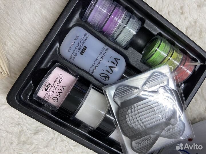 Набор для наращивания ногтей акриловой пудрой