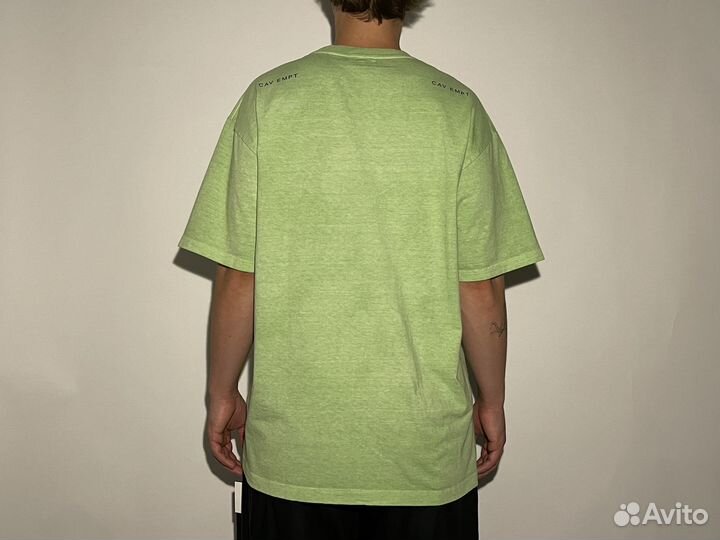 Футболка Cav Empt Overdye Tee Green SS22