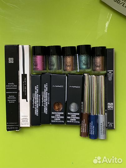 Тени, карандаши, подводки