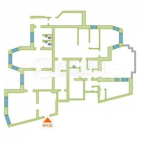 Сдам помещение свободного назначения, 280 м²