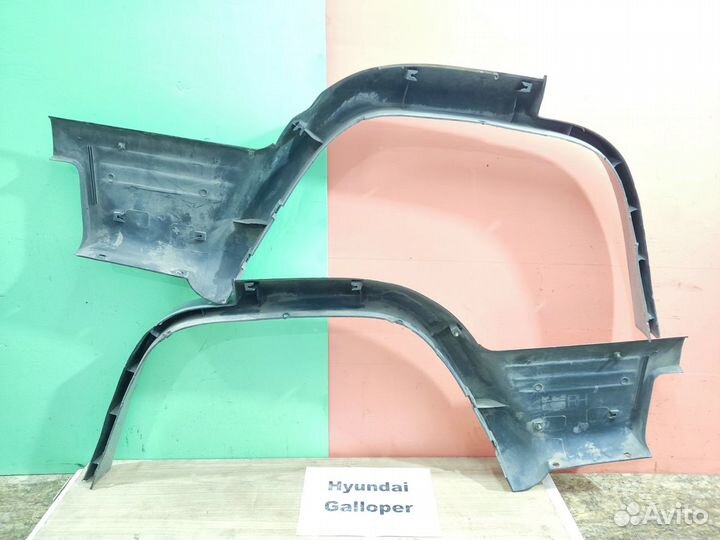 Накладка заднего крыла Hyundai Galloper-1, 1997г