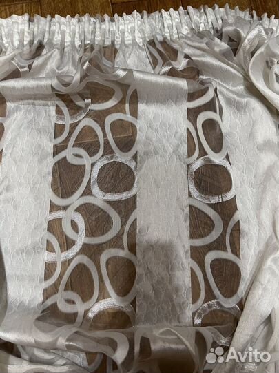 Штора на широкой ленте