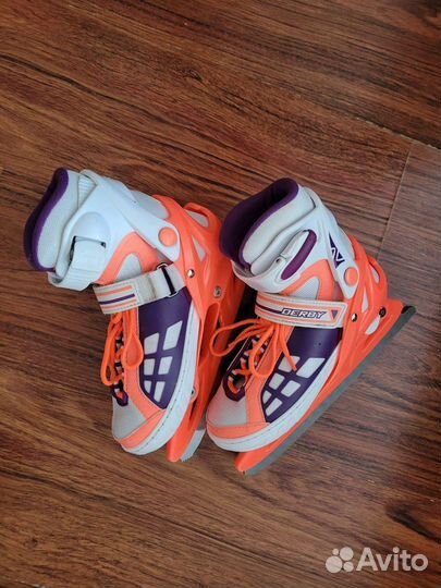 Коньки раздвижные детские