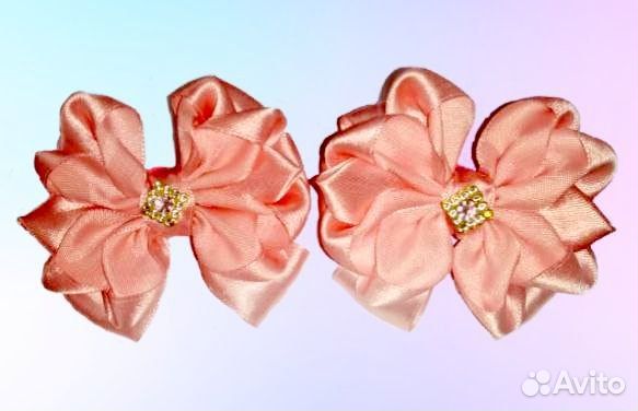 Бантики ручной работы с резиночками