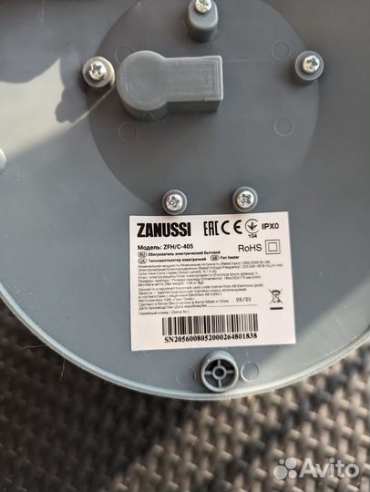 Тепловентилятор Zanussi ZFH/С-405