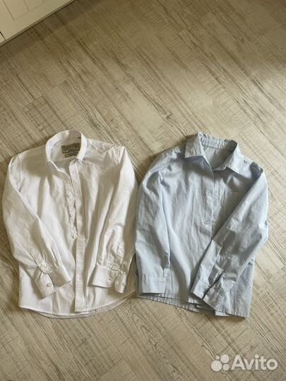 Рубашки для мальчика 128-134 2 штуки