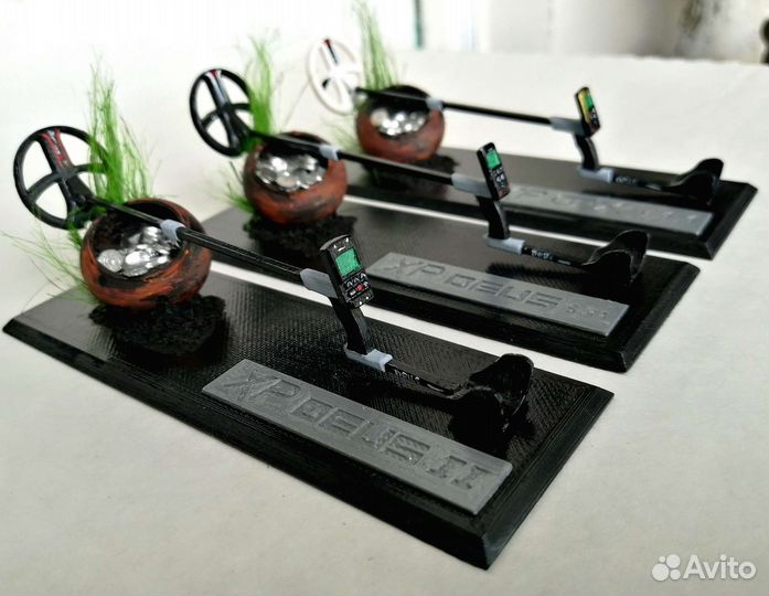 Модель- миниатюра металлоискателя XP Deus 2, ORX