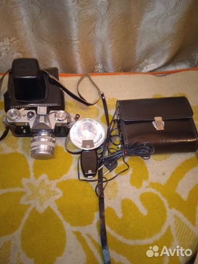 Фотоаппарат зенит-Е с объективом мир-1