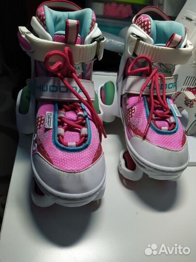 Продам раздвижные роликовые коньки hudora