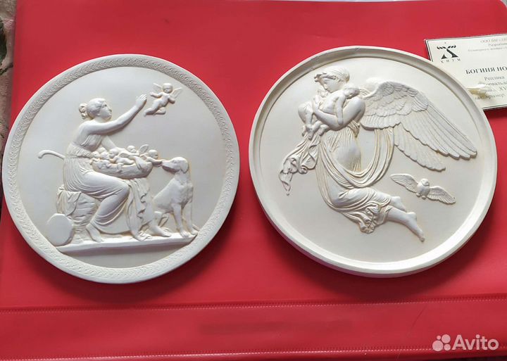 Пано (реплика) из гипса. Барельеф